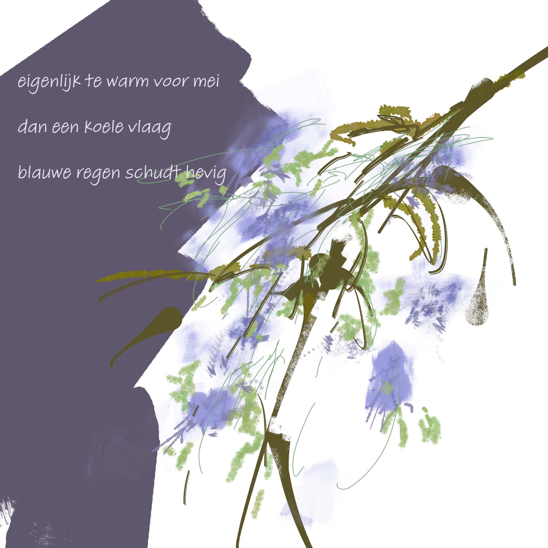 haiku 'Mei' ©2023 AnneRiet de Boer