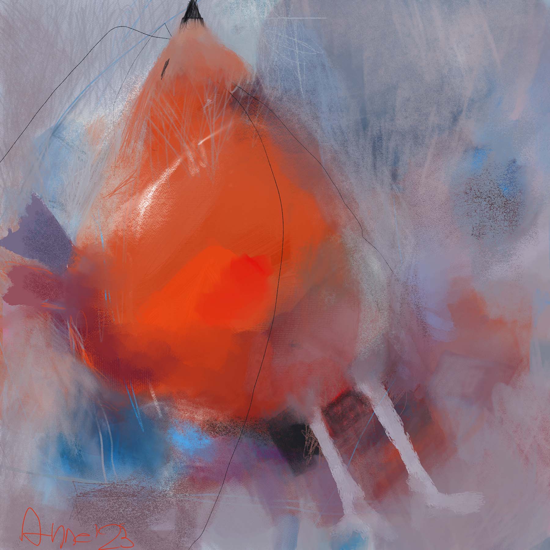 Loving Bird © 2023 AnneRiet de Boer