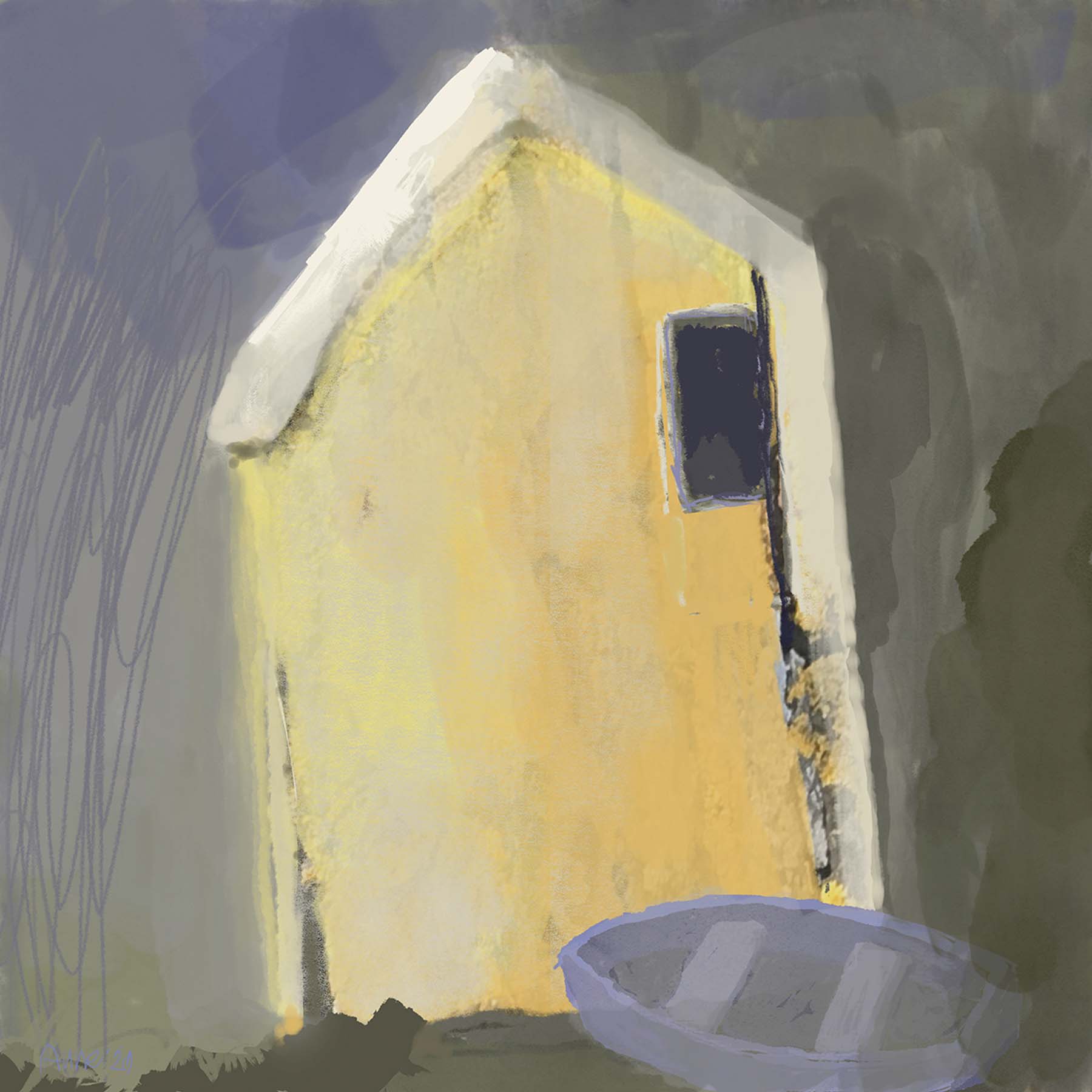 het bange huisje © AnneRiet de Boer 2021
