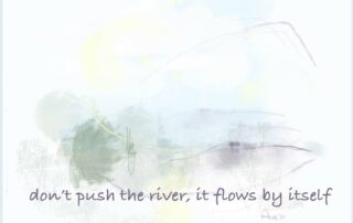 don't push the river © AnneRiet de Boer