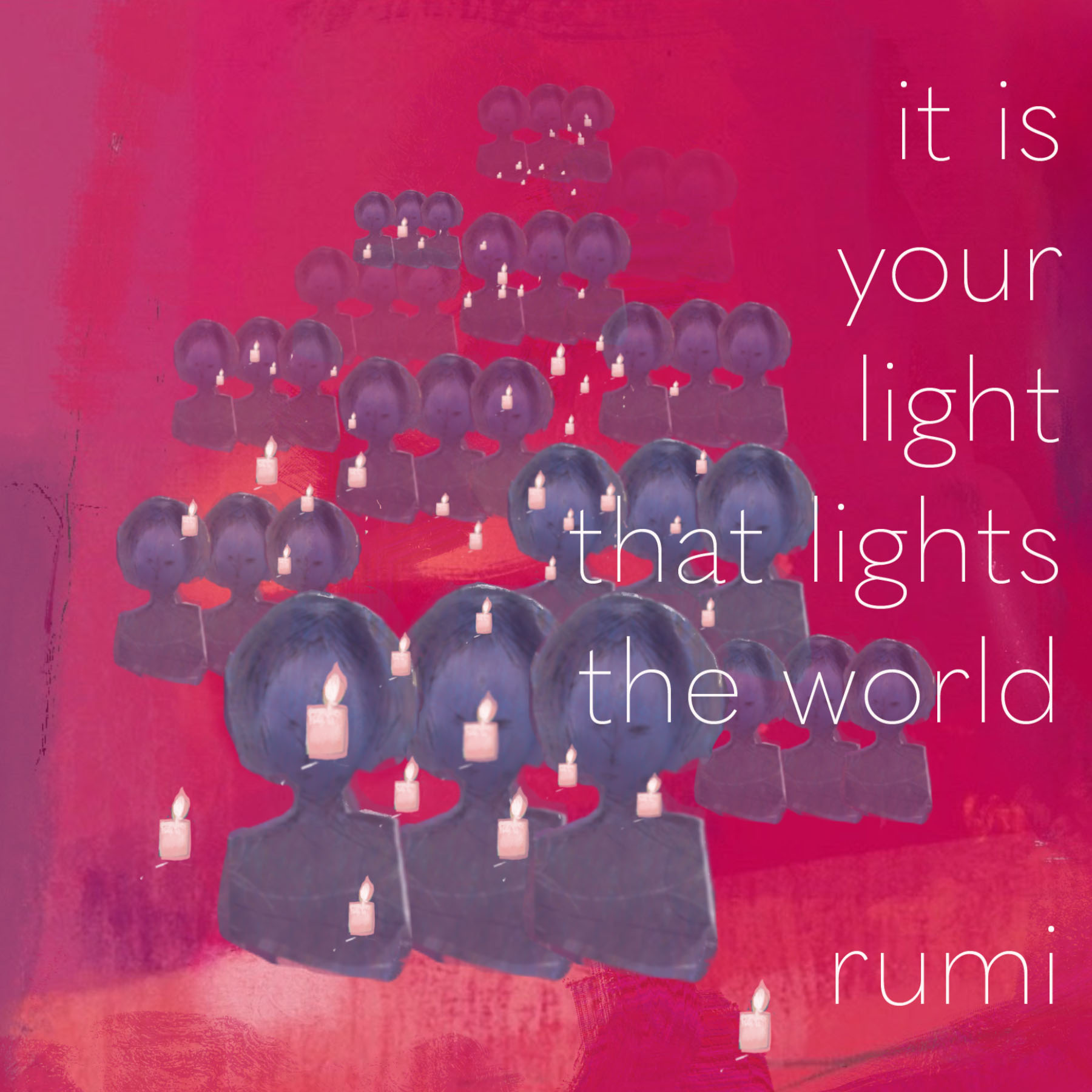it is your light that lights the world © AnneRiet de Boer